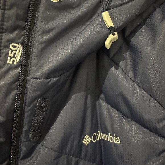 COLUMBIA 550 Navy Heavy Duty Winter Jacket - Size 2X - Picture 3 of 10